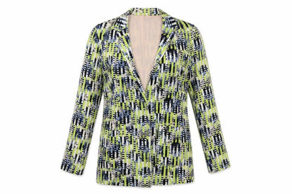 River Island Women's Multicoloured Blazer Jacket Size 6 Polyester Lined