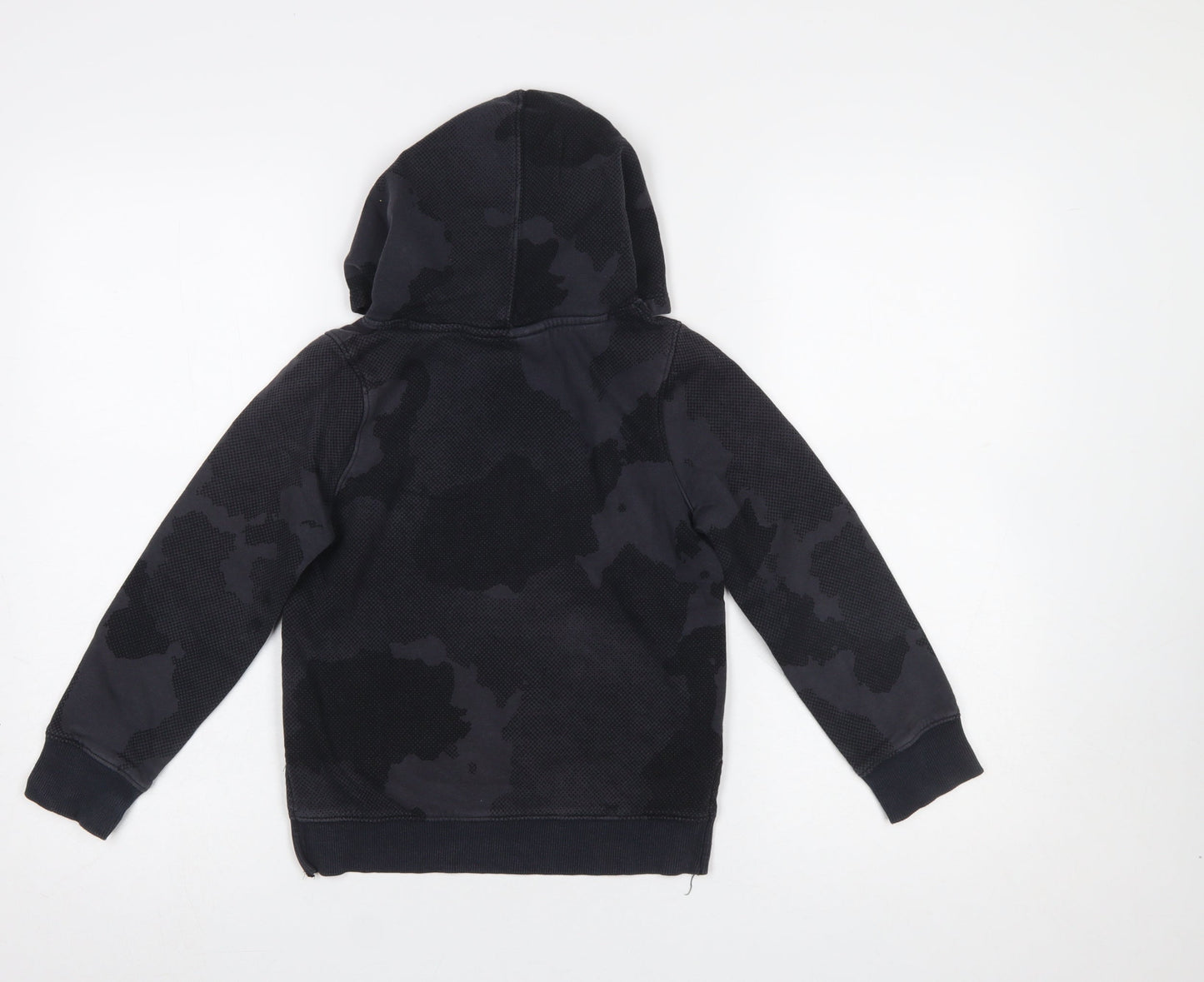 Under Armour Boys Black Camouflage Pullover Hoodie Size Small Cotton Blend