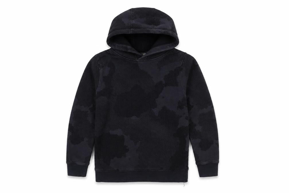 Under Armour Boys Black Camouflage Pullover Hoodie Size Small Cotton Blend