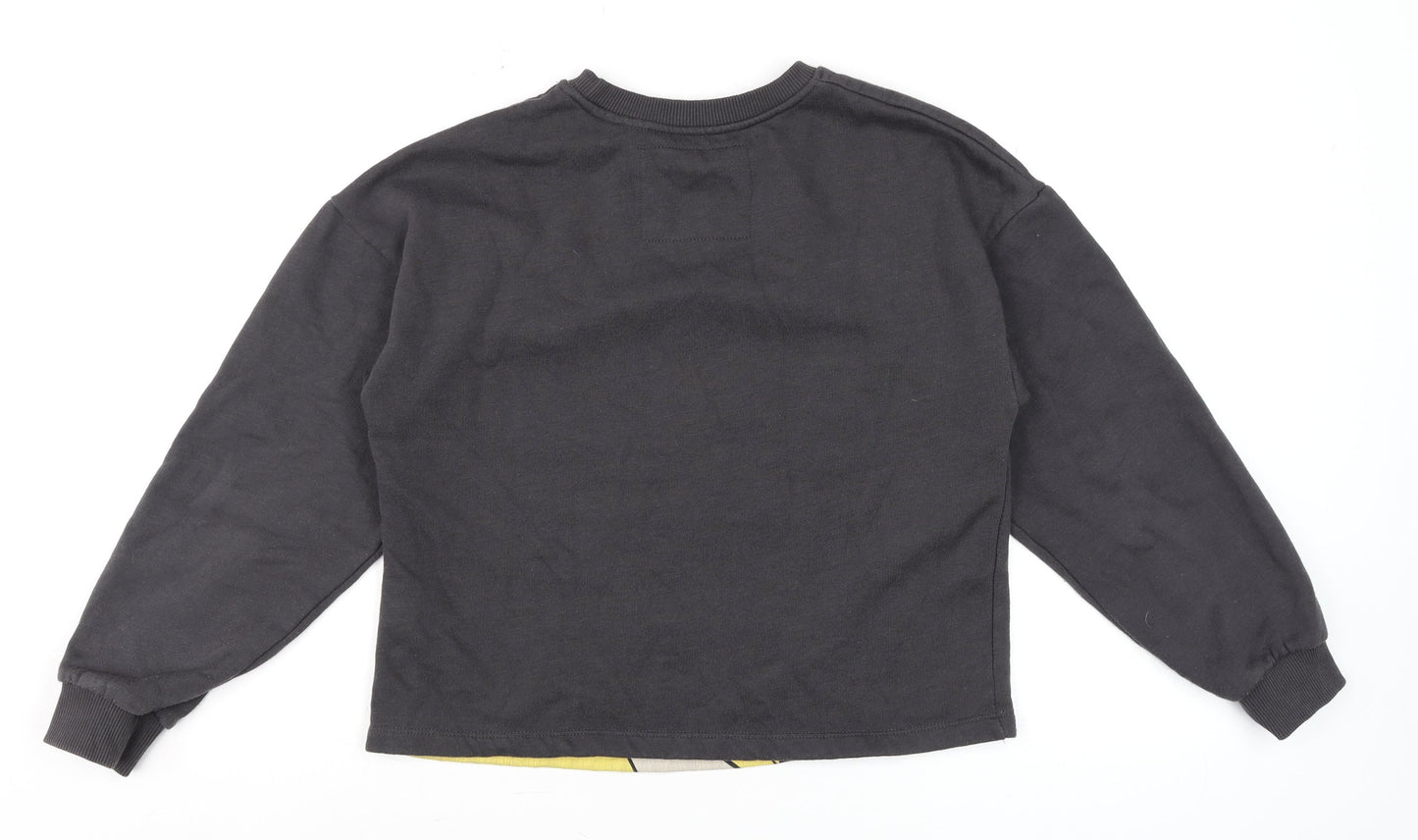 Pull&Bear Women’s Black The Lion King Sweatshirt Size S Cotton Disney Graphic
