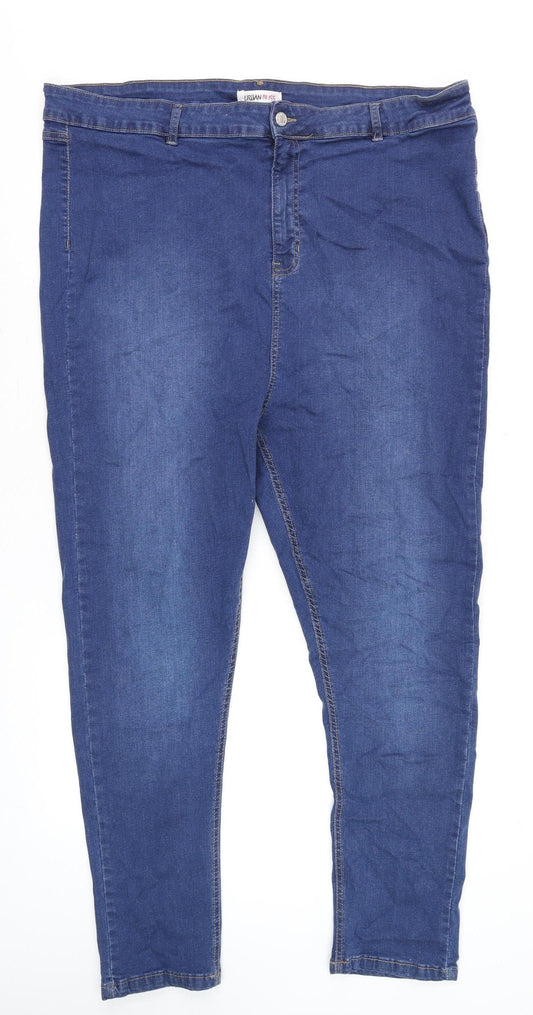Urban Bliss Women's Blue Plus Size 22 Skinny Stretch Denim Jeans