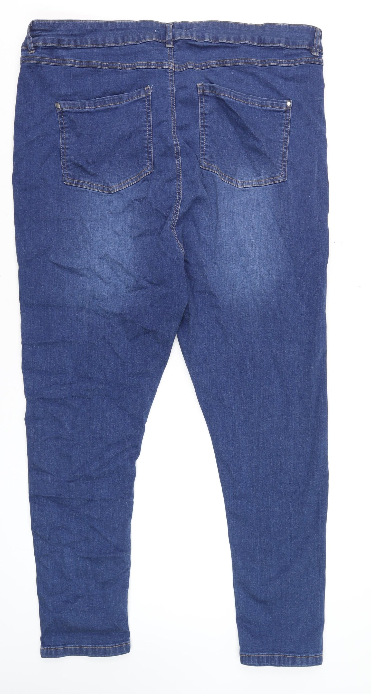 Urban Bliss Women's Blue Plus Size 22 Skinny Stretch Denim Jeans