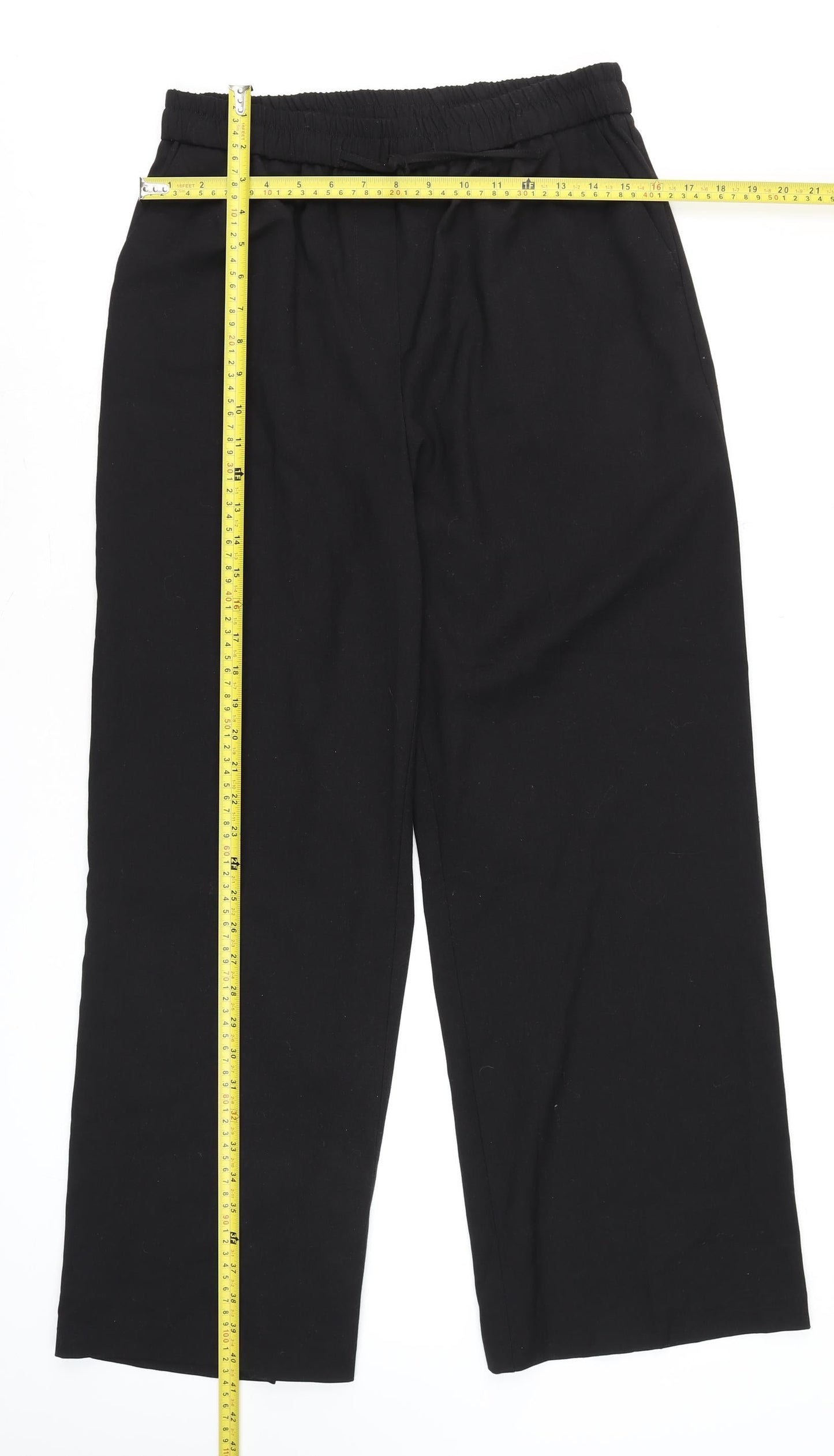 Gallery Women Black UK 12 Trouser Suit Trousers Stretch Polyester Blend