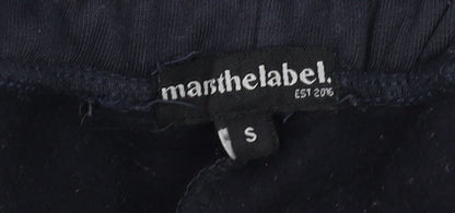 Mars The Label Men’s Black Jogger Sweatpants Size S Cotton Blend