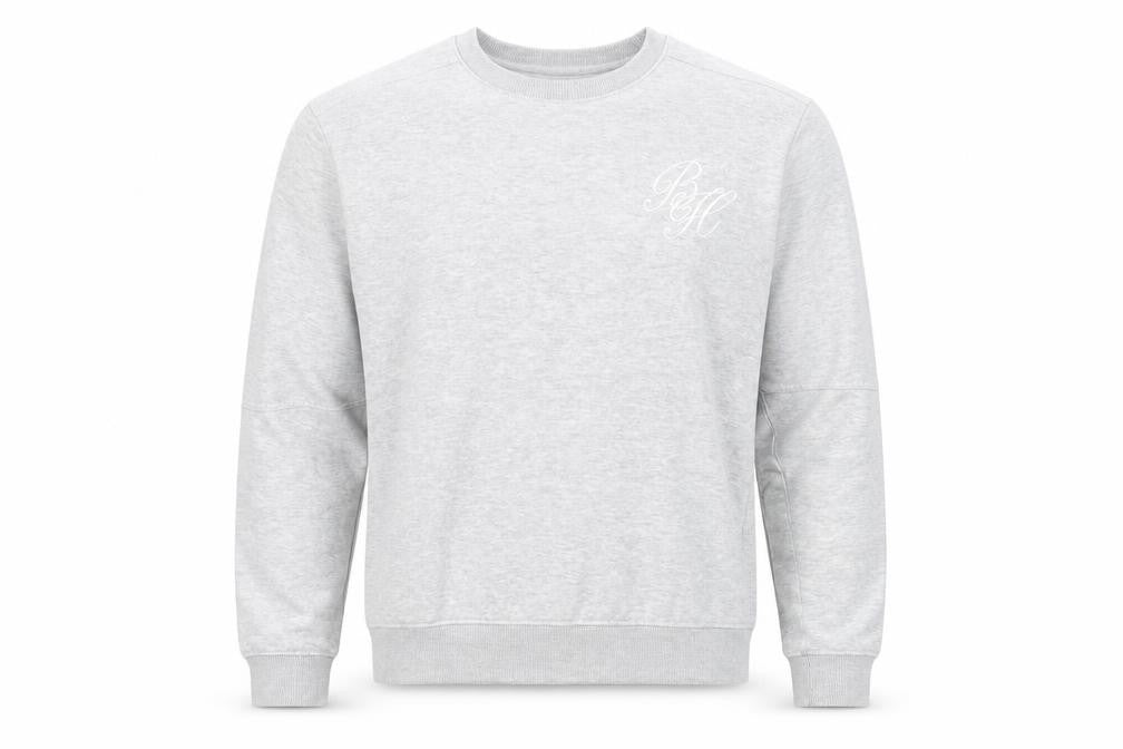 Beck & Hersey Men's Grey Pullover Crew Neck Jumper M