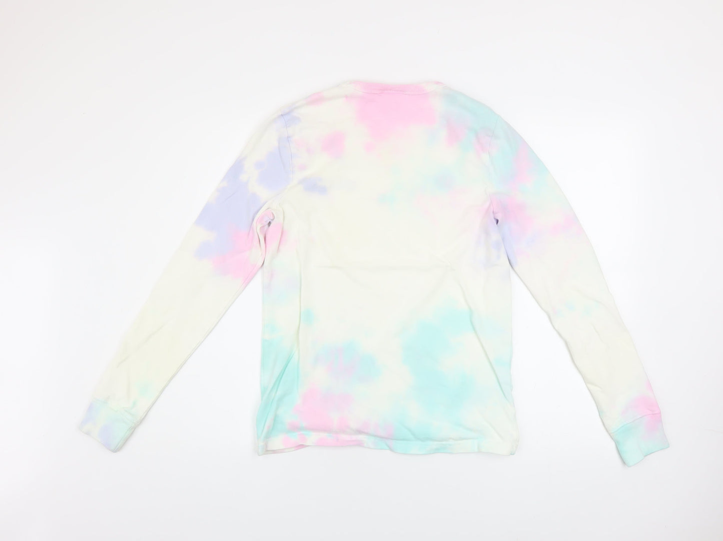 Champion Unisex Multicoloured Tie-Dye XS Long Sleeve Cotton Top