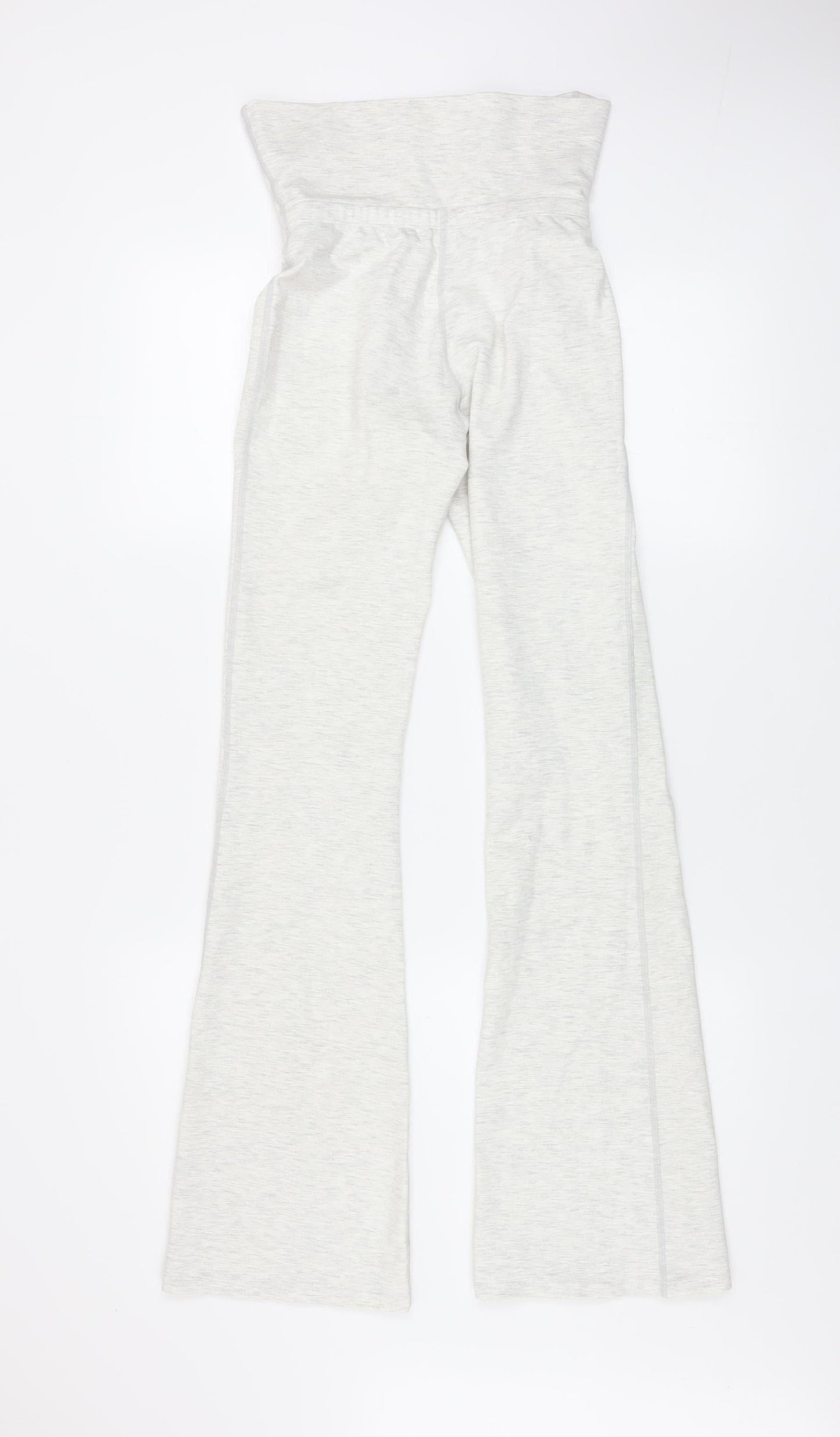 Boohoo Women’s Ivory High Rise Stretch Leggings Size S