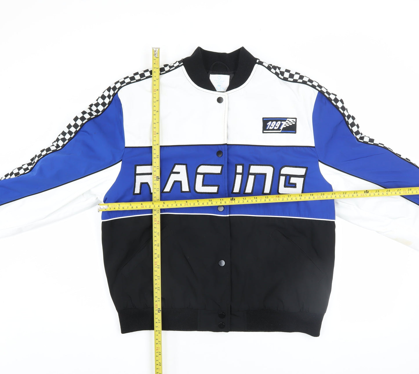 Primark Women’s Blue Racing Varsity Jacket XS Polyester