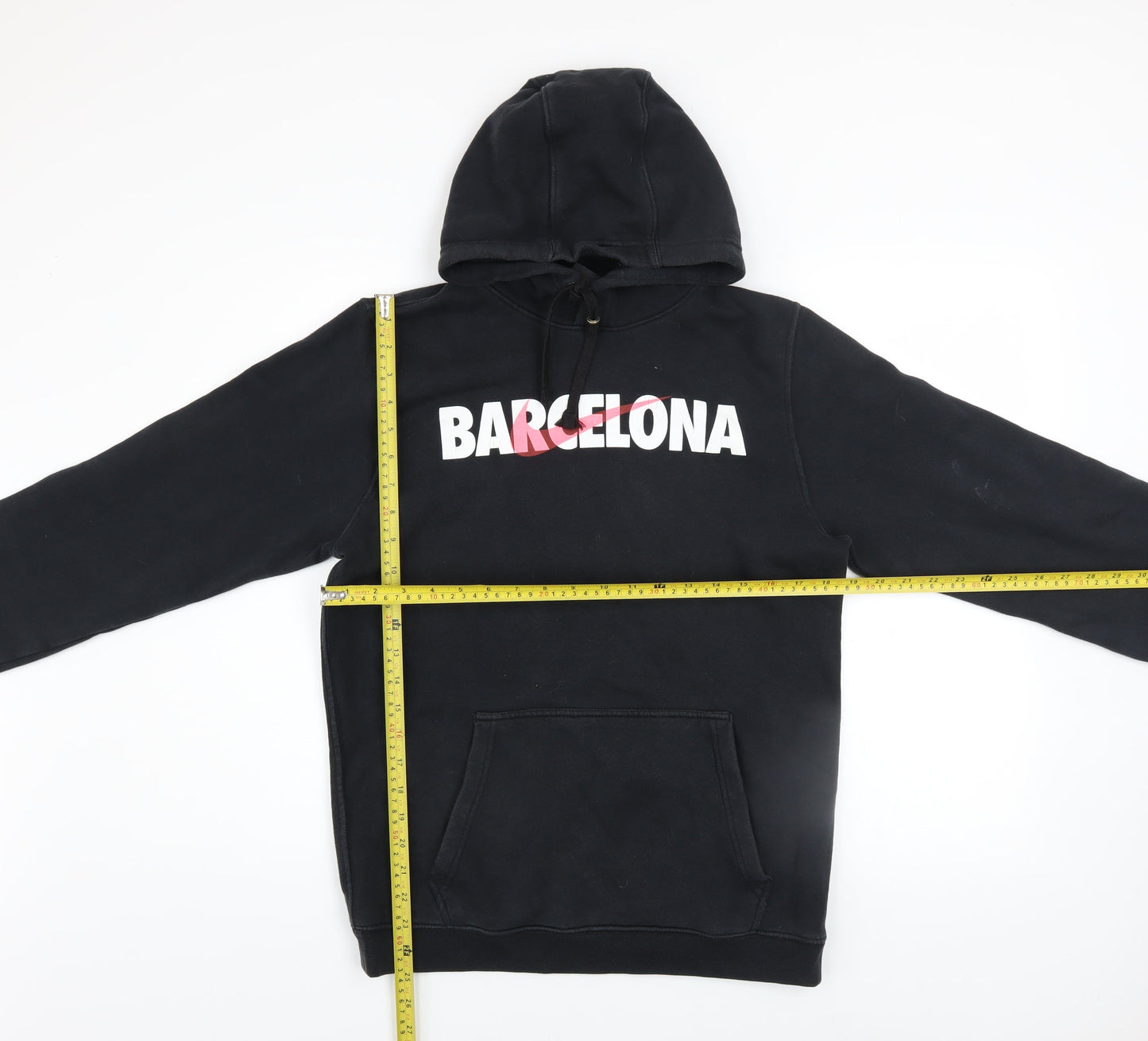 Nike Men's Black Barcelona Graphic Pullover Hoodie Size S