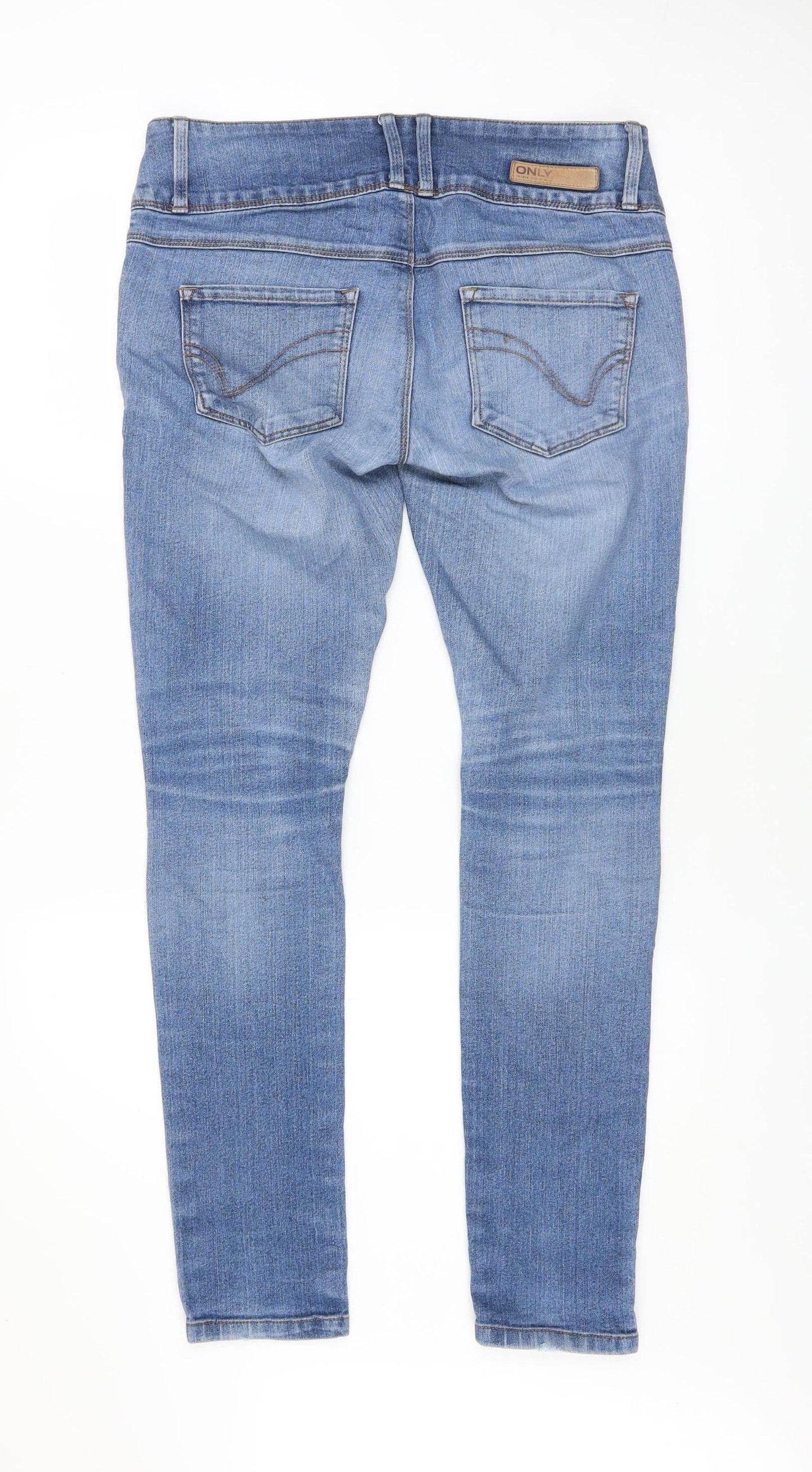 ONLY Mens Blue Slim Fit Stretch Denim Jeans Size 32W 32L