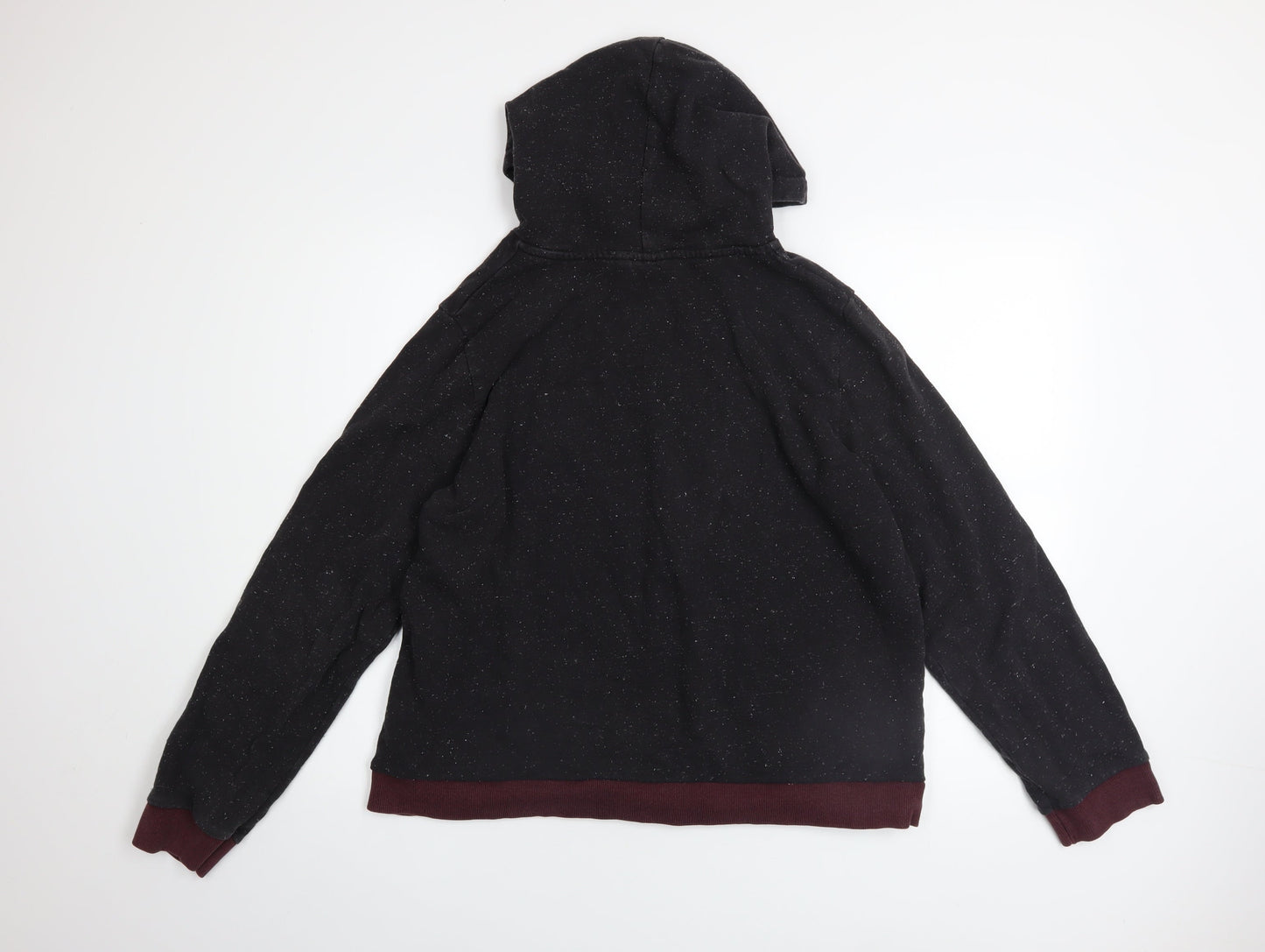 Harry Potter Women's Black Hoodie Size 18 Hogwarts Crest Cotton Blend