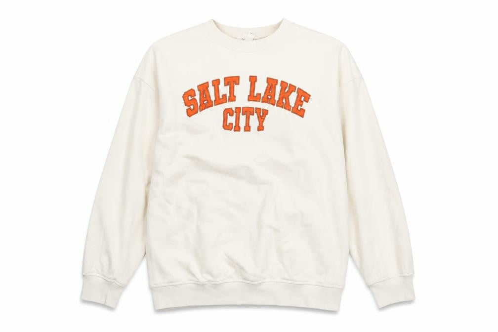 H&M Women Ivory Salt Lake City Pullover Sweatshirt XS