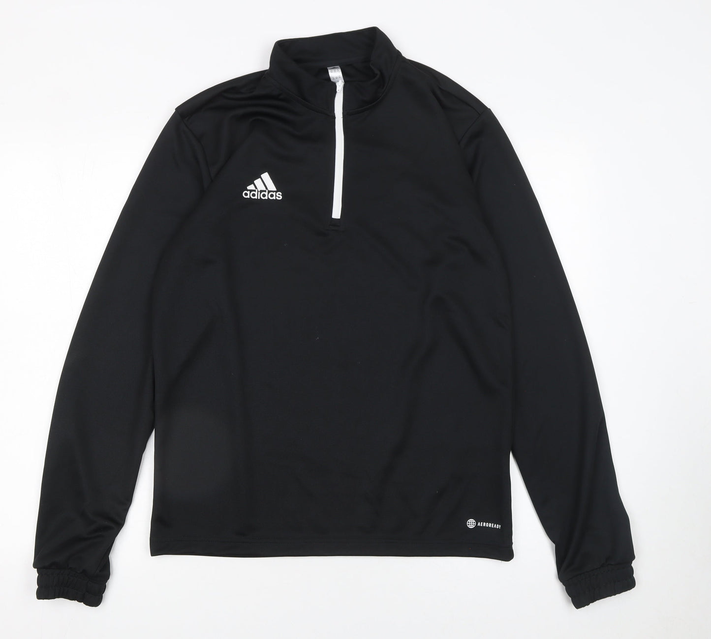 Adidas Men's Black M 1/4 Zip High Neck Athletic Sweatshirt