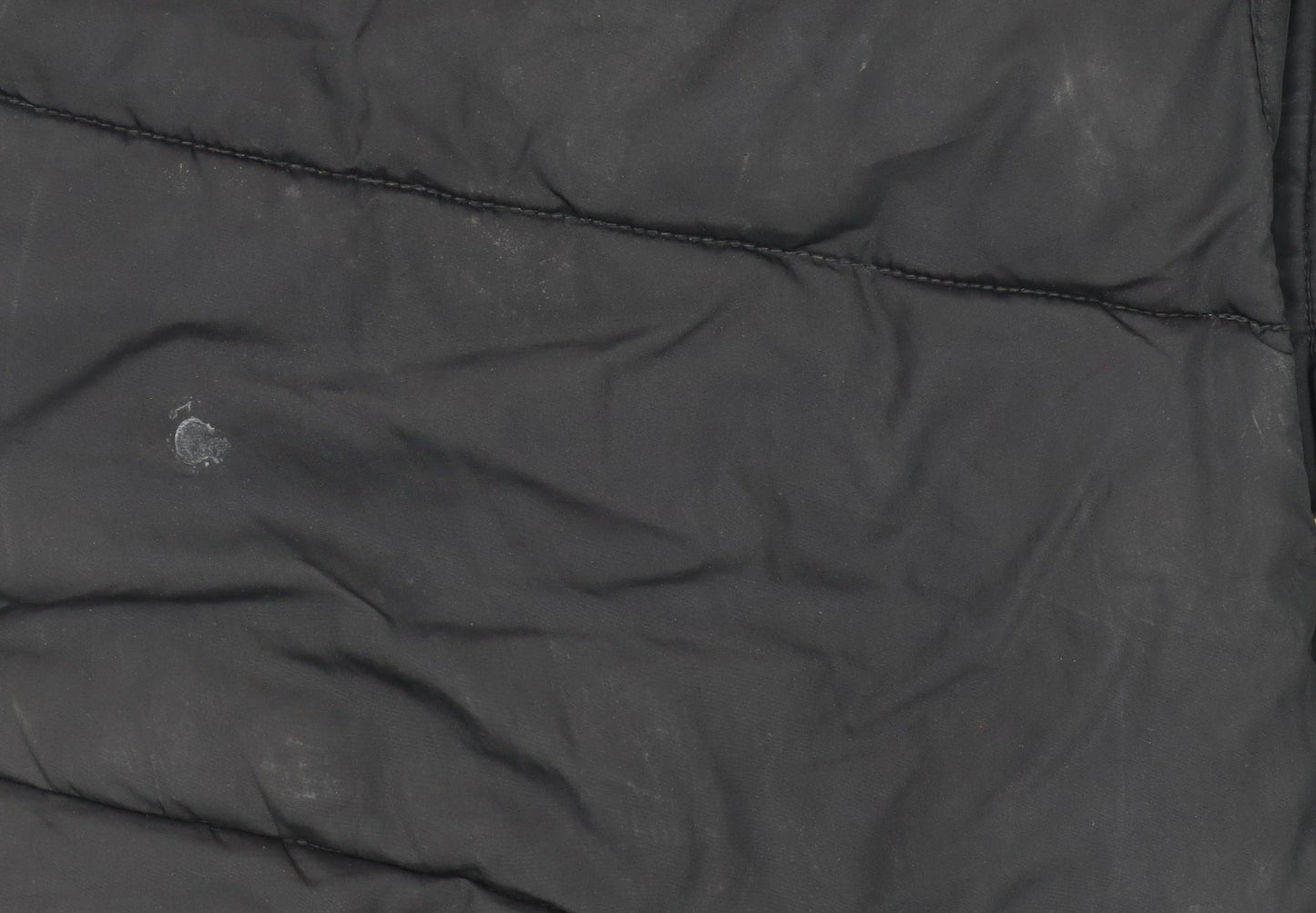 Next Girls Black Hooded Puffer Coat 14 Years Long Winter Jacket