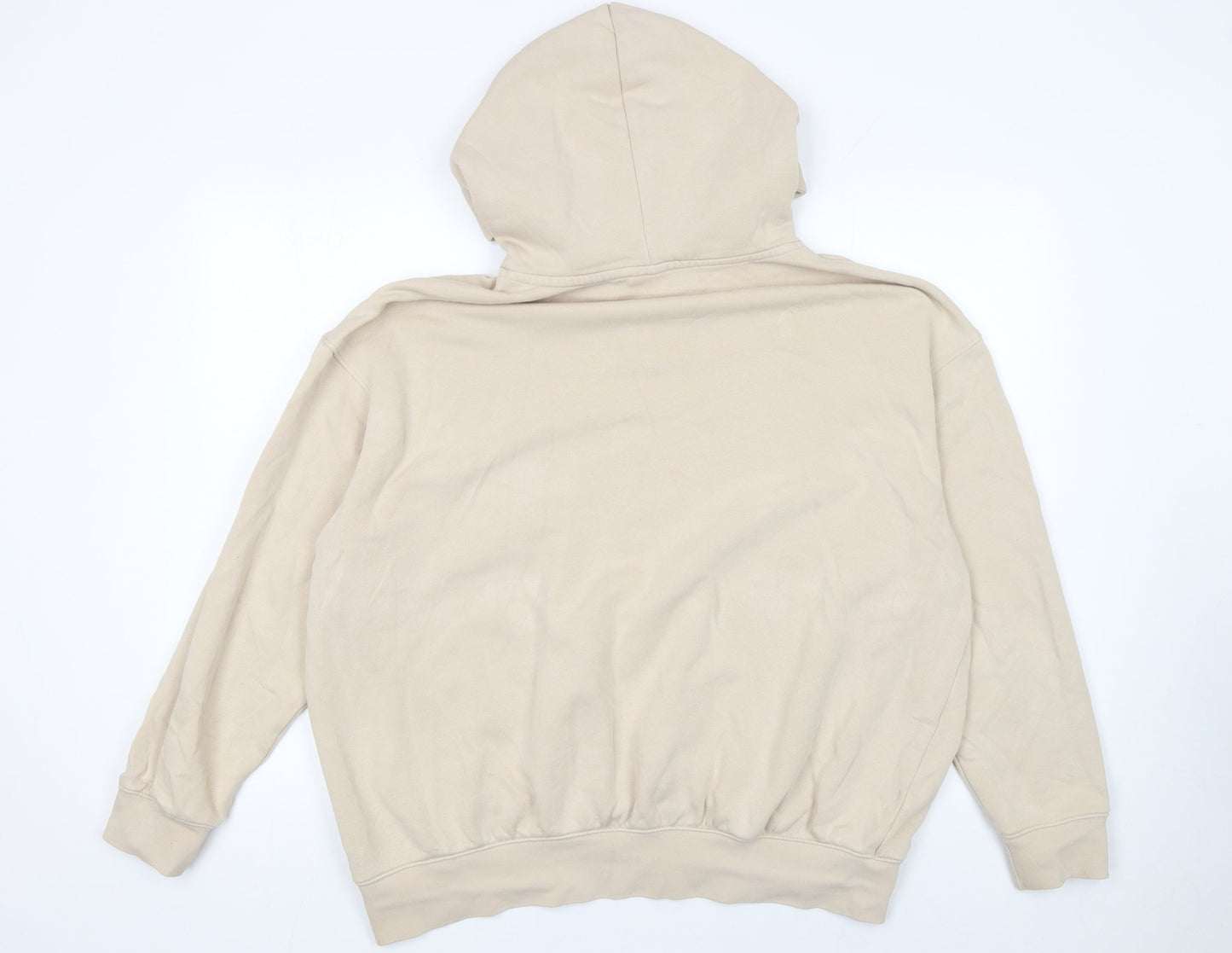 Nike Women’s Beige Pullover Hoodie M Cotton Blend Casual