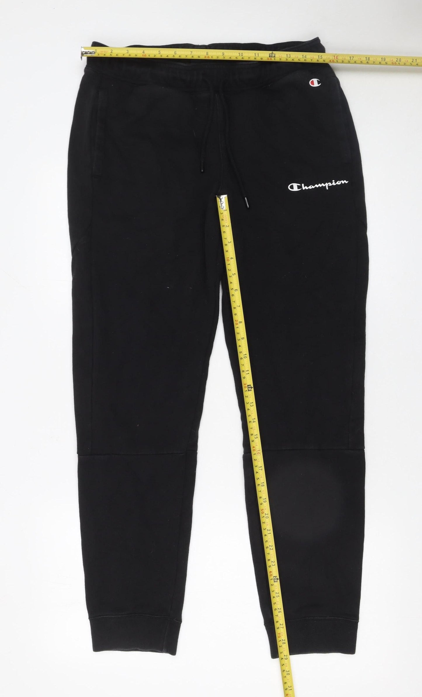 Champion Men's Black Jogger Sweatpants M Regular Fit Fleece