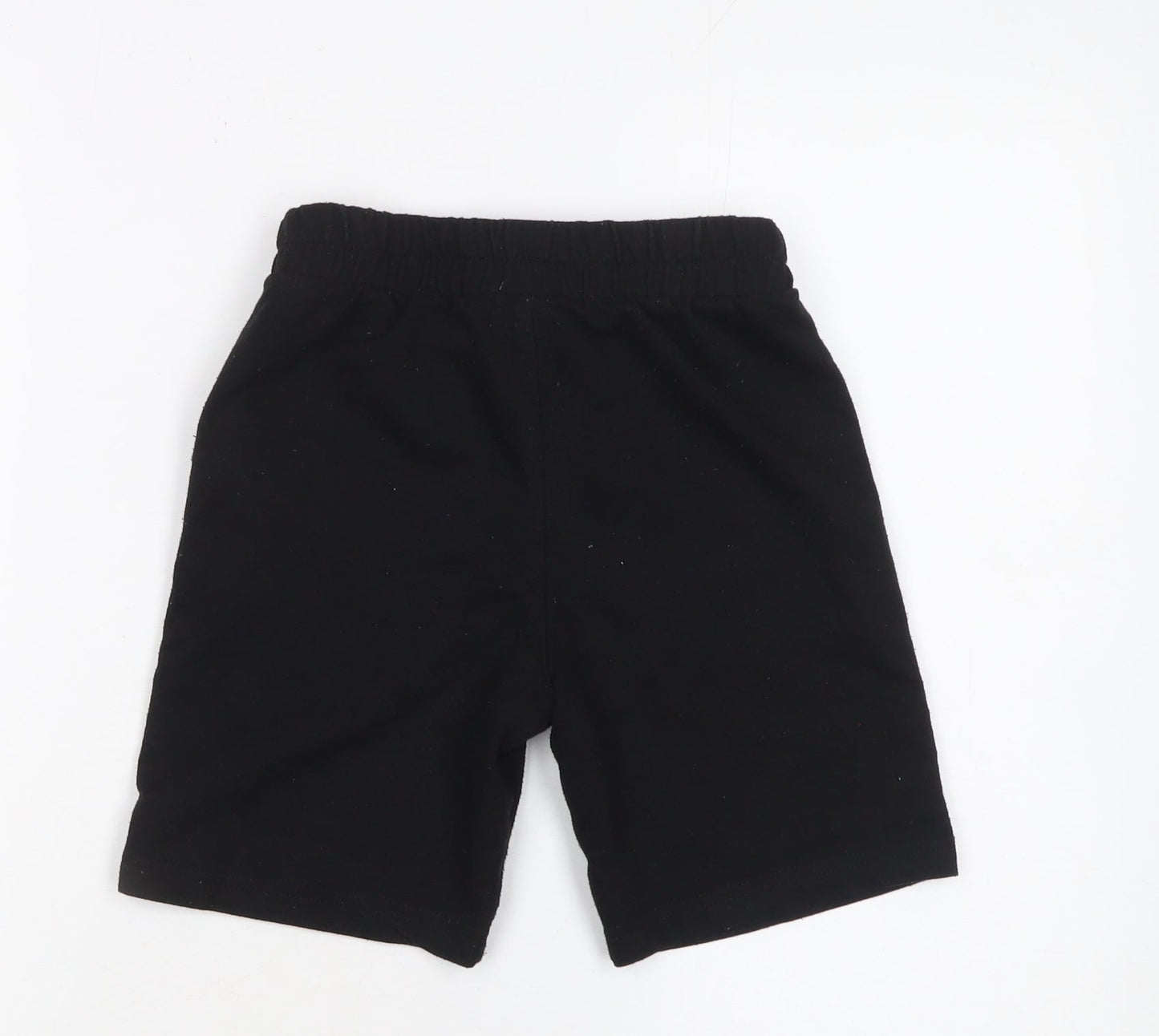 Marvel Boys Black The Incredible Hulk Shorts 5-6 Years Cotton Blend