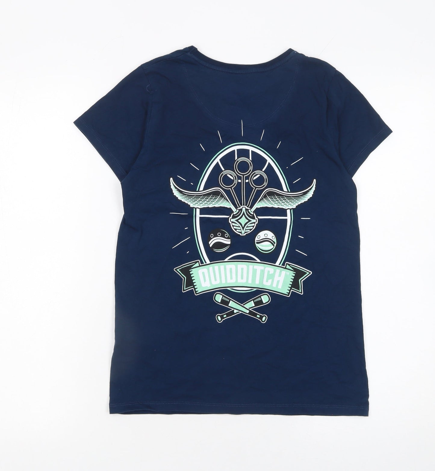 Harry Potter Girls Blue Quidditch T-Shirt 12-13 Years Character.com