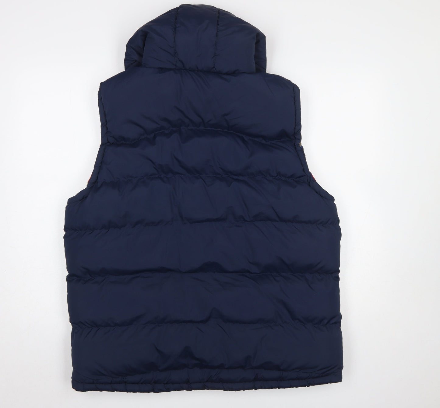 Dunnes Men’s Navy Hooded Puffer Waistcoat XL 44in Lined