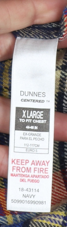 Dunnes Men’s Navy Hooded Puffer Waistcoat XL 44in Lined