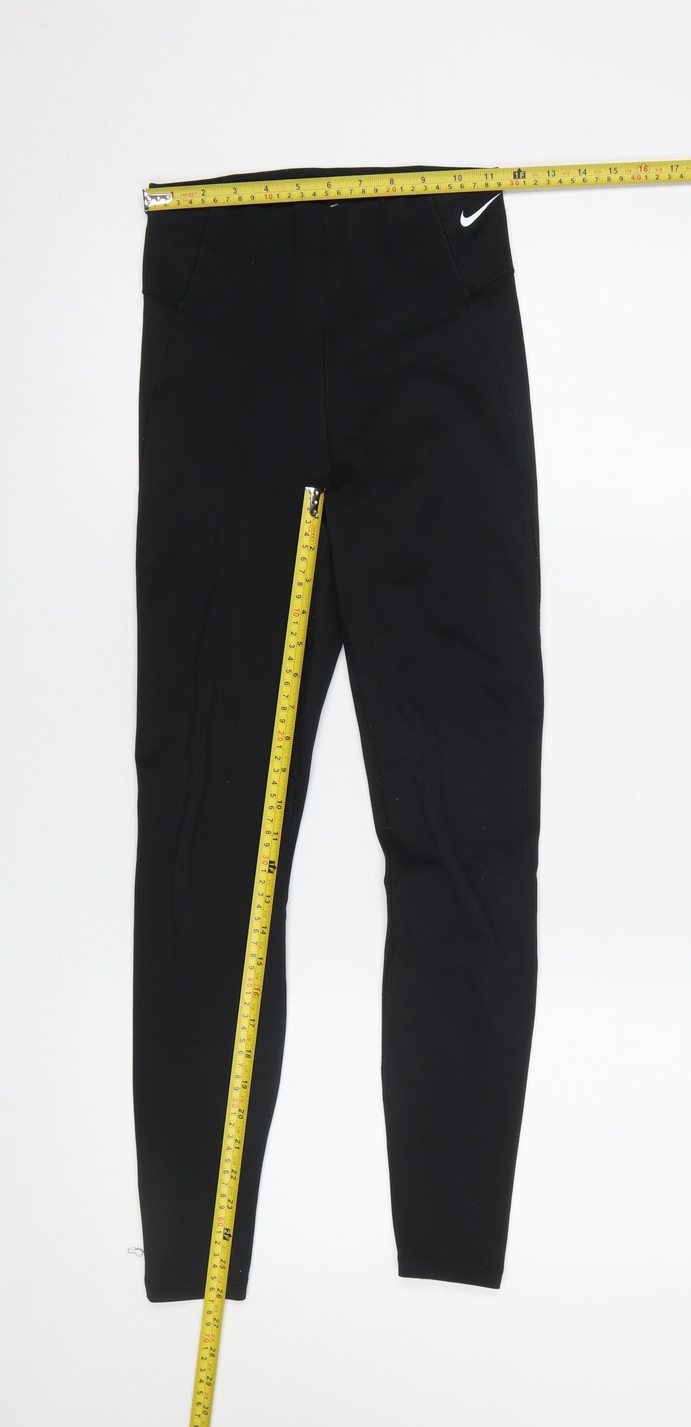 Nike Women's Black Dri-Fit XS Leggings for Running & Yoga