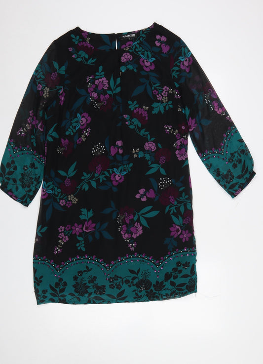 Debenhams Women’s Multicoloured Floral Shift Dress Size 12