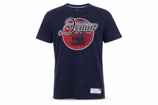 Tommy Hilfiger Denim Men's Blue Graphic T-Shirt Size M