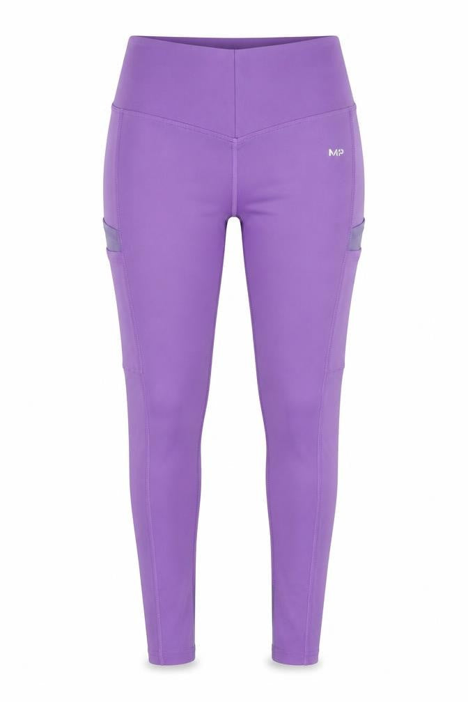 MP Women's Purple Gym Leggings Size S Stretch Activewear