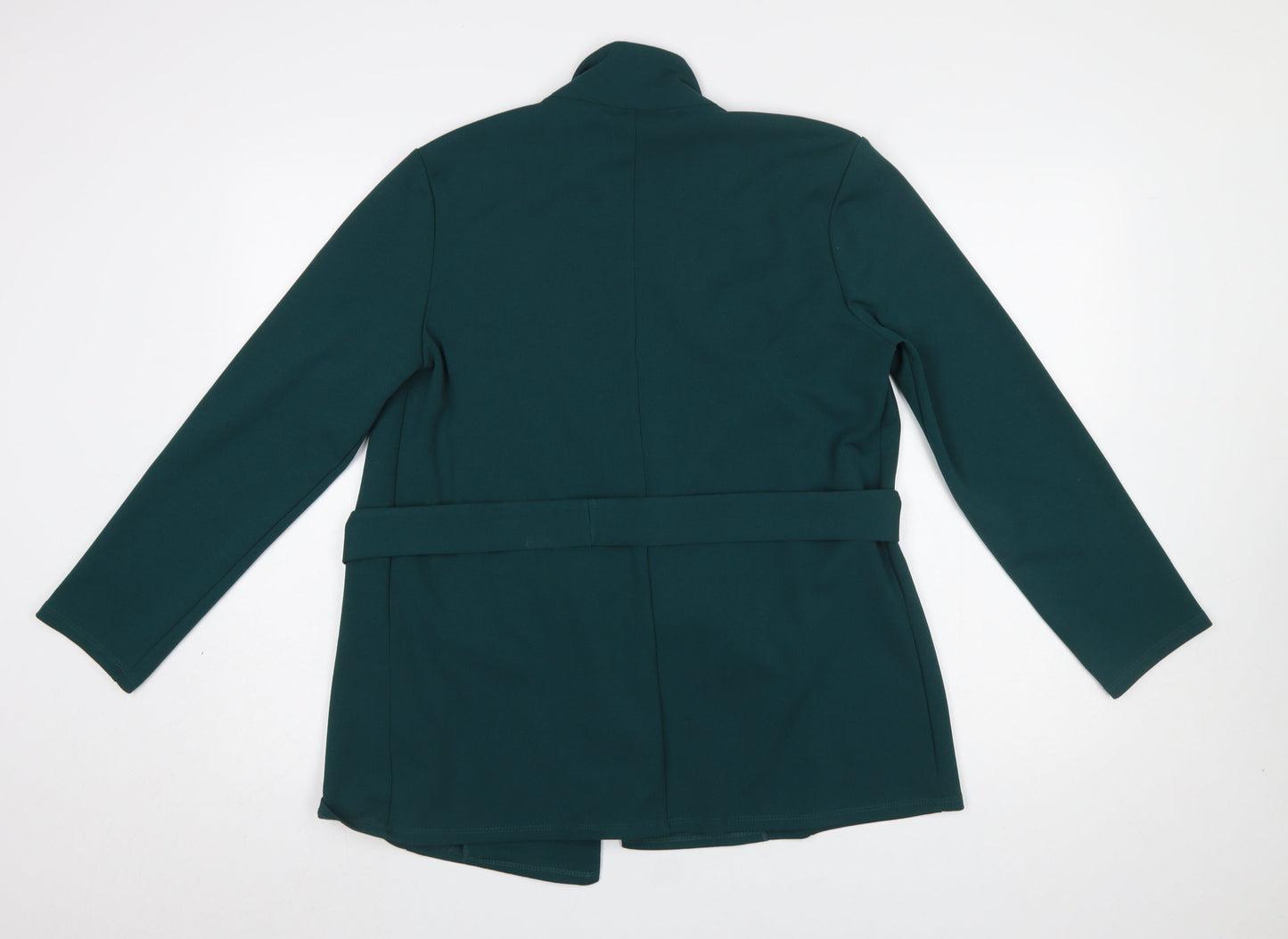 ASOS DESIGN Women’s Green Belted Blazer Jacket UK 10 Regular Fit