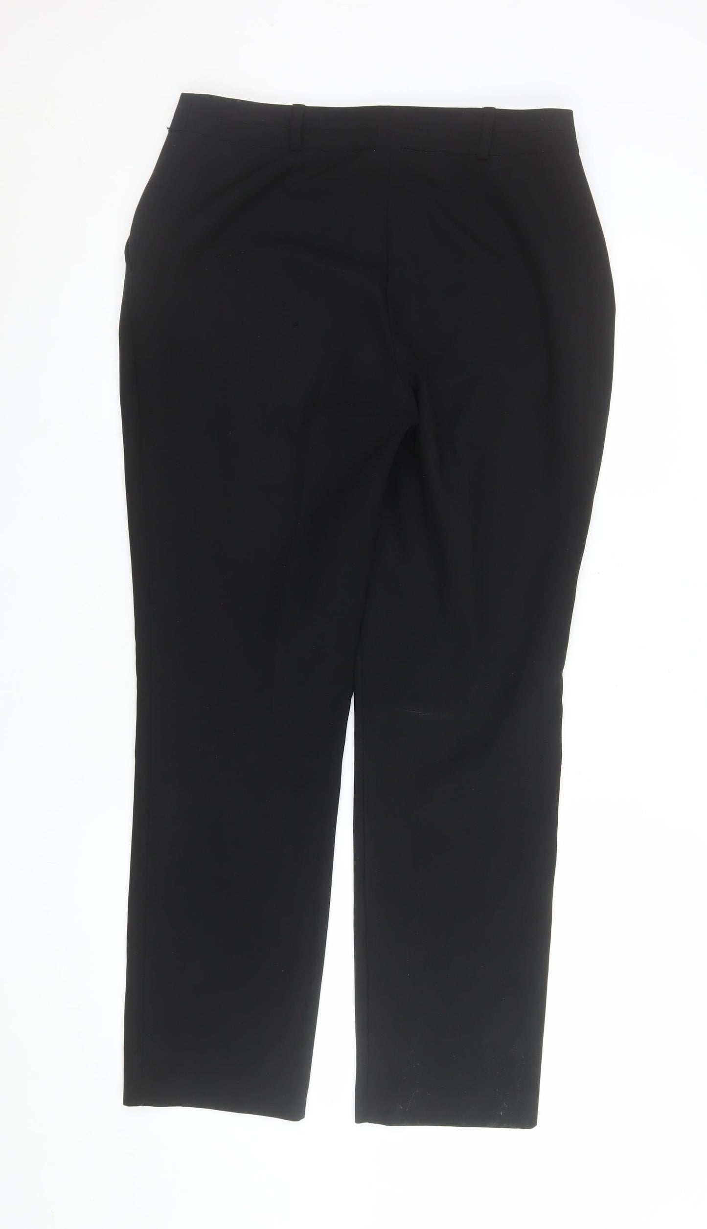 Dunnes Stores Womens Black Size 10 Straight Leg Trousers
