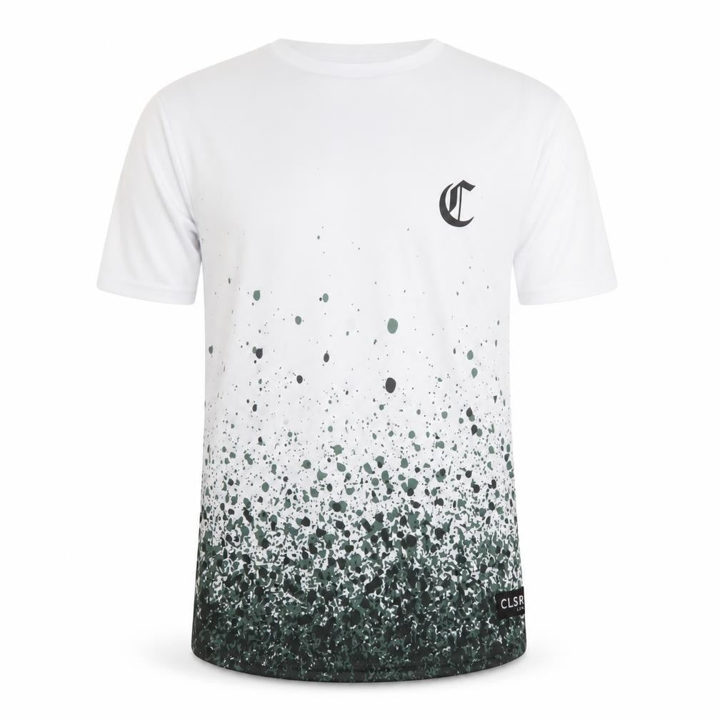 Closure London Men's White Graphic Print Crew Neck T-Shirt L