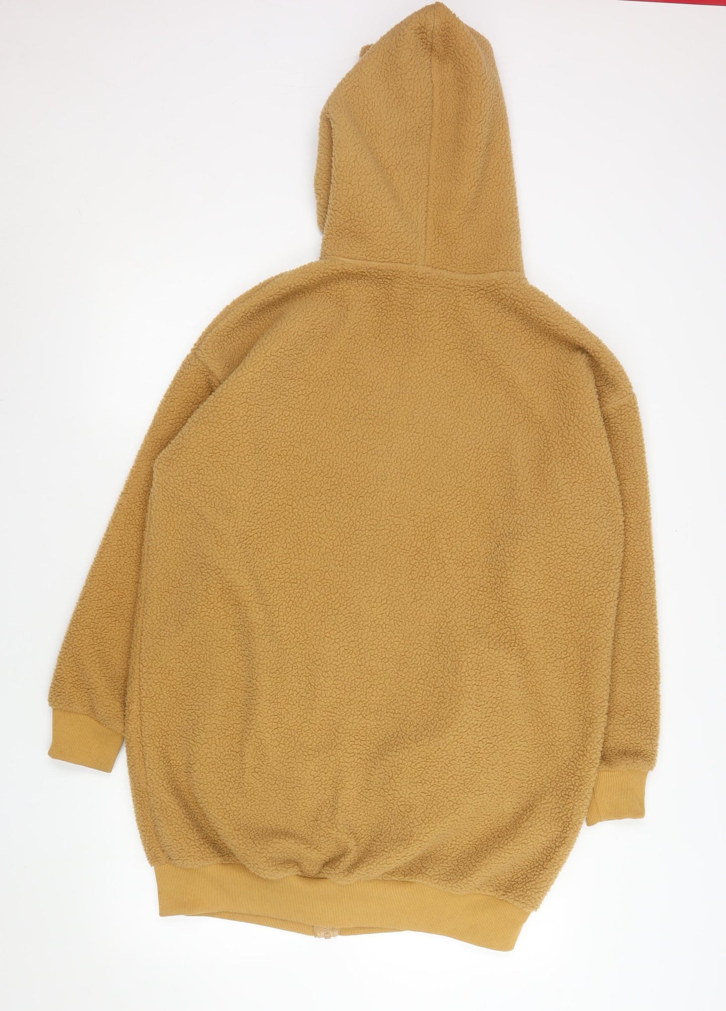 Simply Be Women’s Beige Fleece Hooded Zip Jacket Size 12