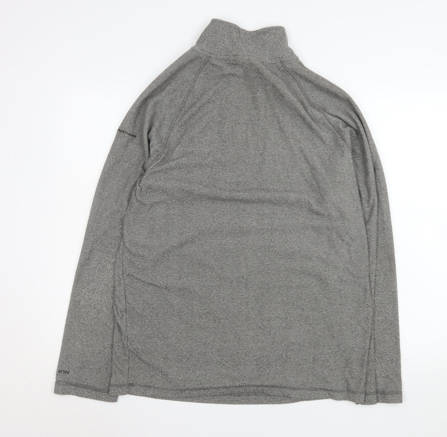 Trespass Men's Grey 1/2 Zip Pullover Sweatshirt L Outdoor Hiking Top