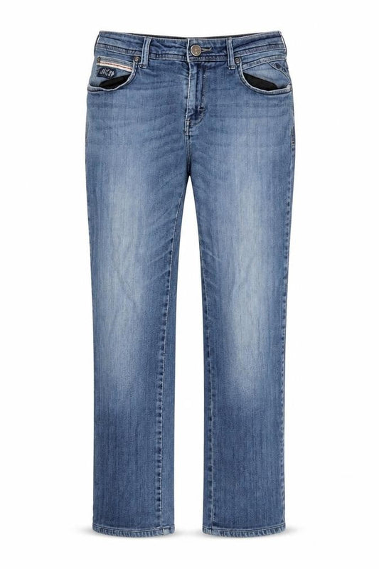 Wrangler Men's Blue Straight Regular Fit Denim Jeans Size 34