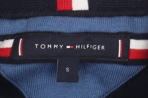 Tommy Hilfiger Men's Black Cotton Short Sleeve Polo Shirt Size S