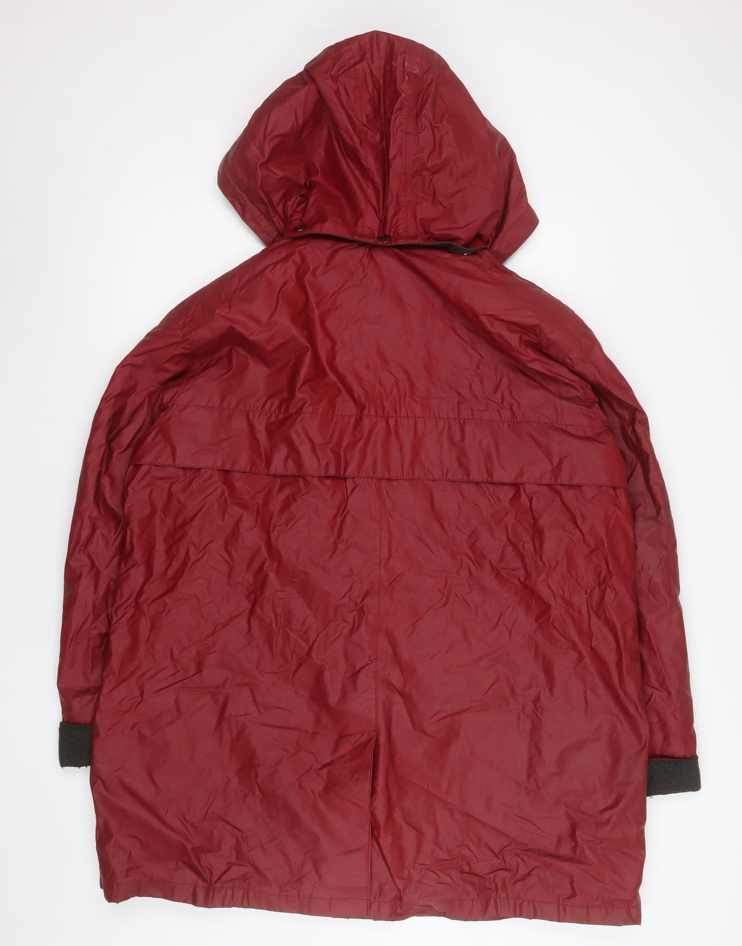 Four Seasons Women's Red Waterproof Hooded Rain Coat XL