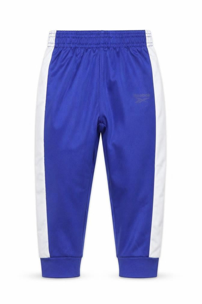 Reebok Boys Blue Track Pants 2 Years Elastic Waist Polyester Activewear