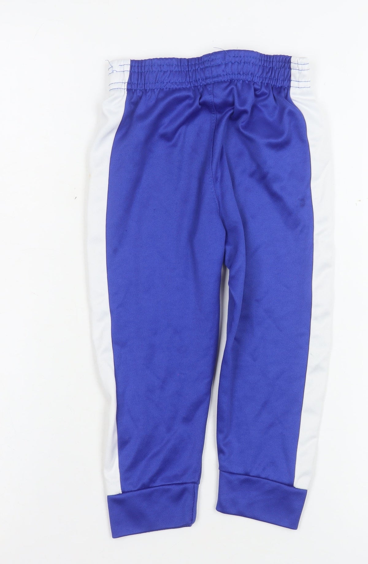 Reebok Boys Blue Track Pants 2 Years Elastic Waist Polyester Activewear