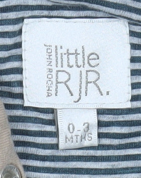 John Rocha Unisex Baby Beige Fleece Bear Hooded Coverall 0-3 Months