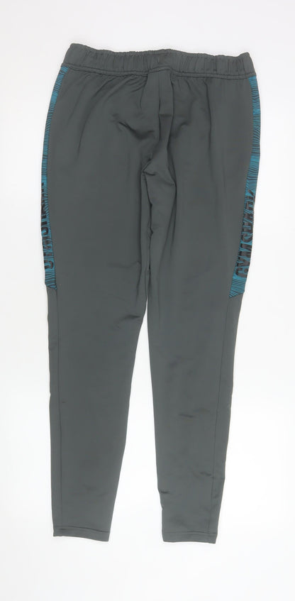 Gymshark Men’s Grey S Slim Fit Track Pants with Zip Pockets