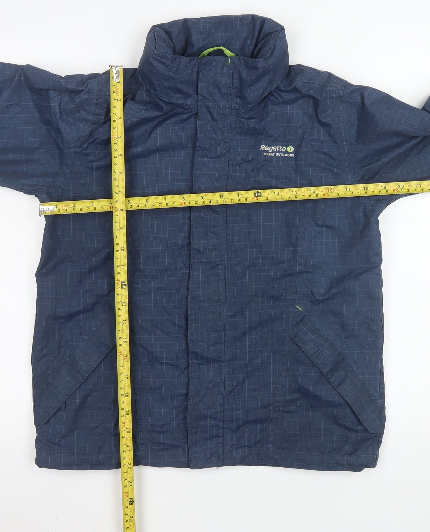 Regatta Boys Blue Waterproof Isotex Rain Coat Jacket 11-12 Years