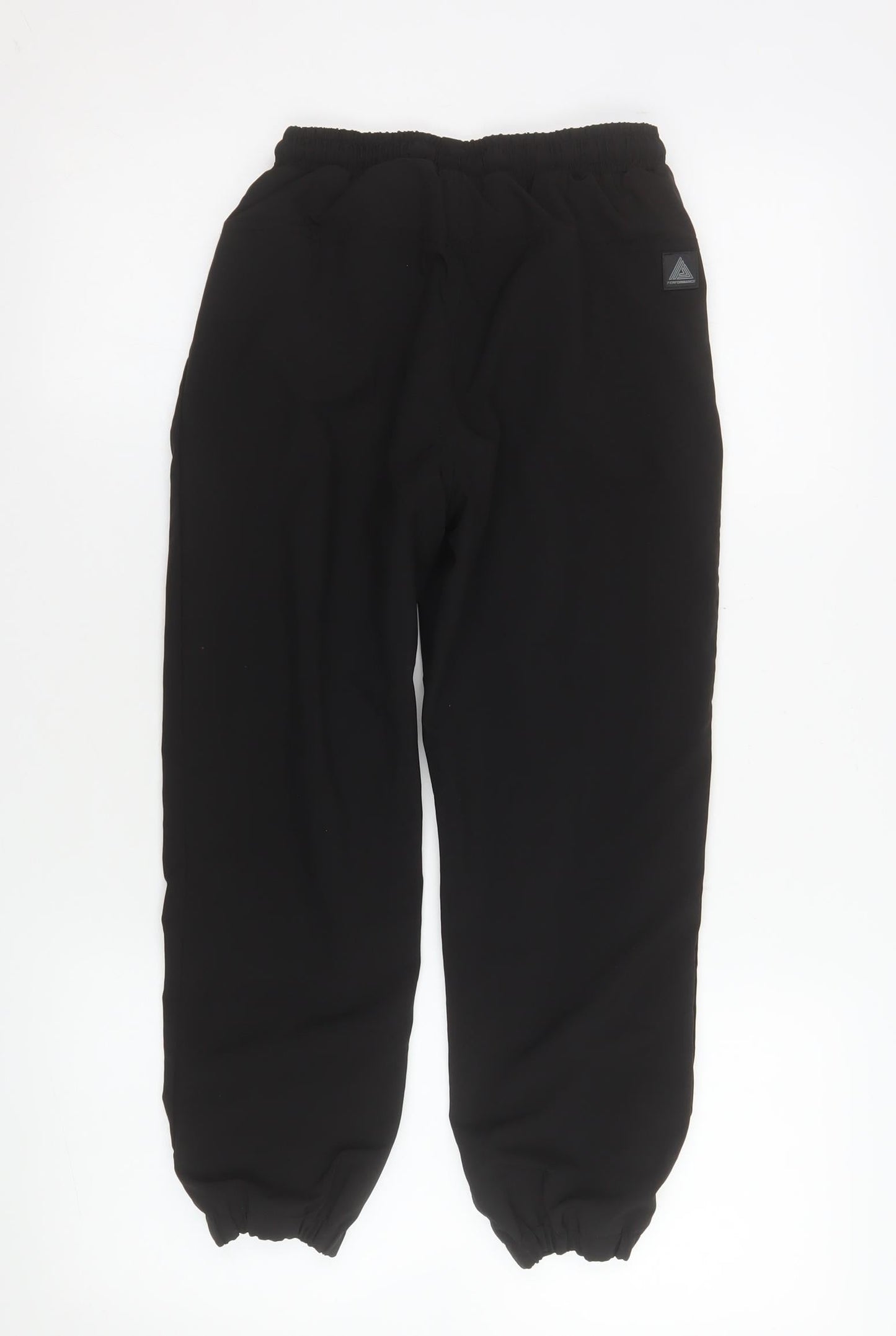 Next Boys Black Jogger Softshell Trousers 10 Years Elastic Waist Zip Pockets