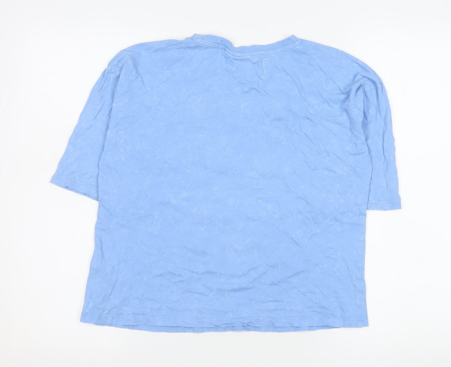 Primark Girls Blue Angel Lilo & Stitch Graphic Cotton T-Shirt 13-14 Years