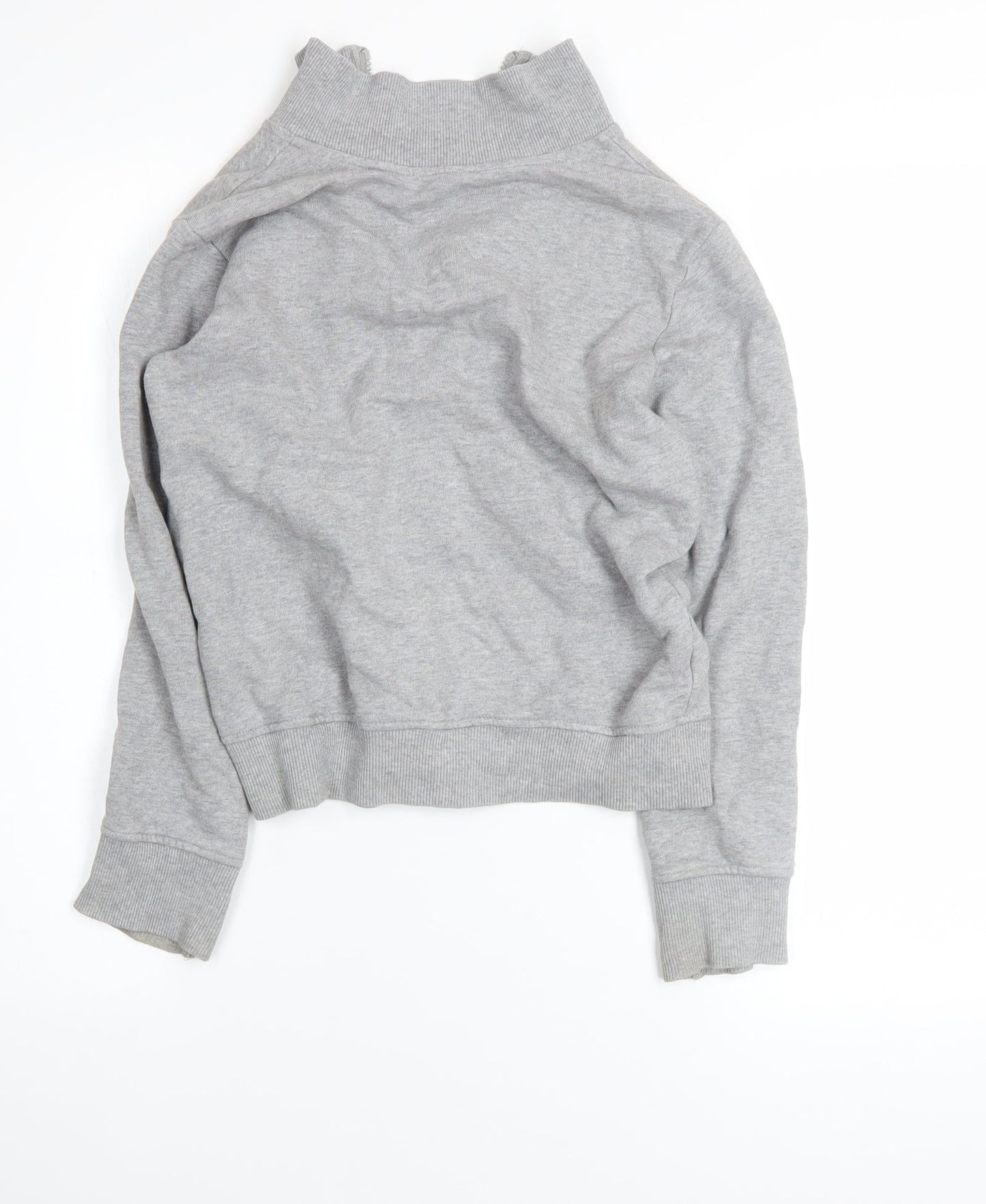 United Colors of Benetton Boys Grey Full Zip Sweatshirt 8-9 Years Cotton Blend