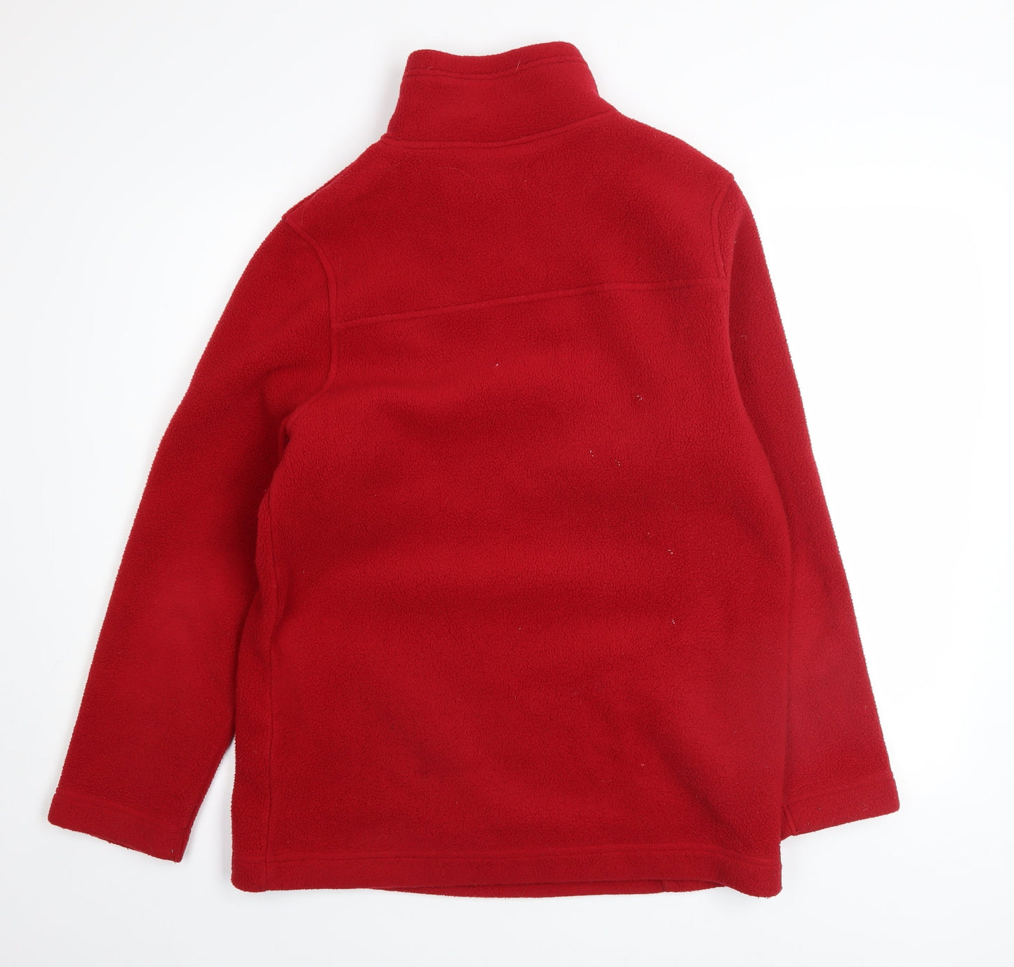 MX Men’s Red Fleece 1/4 Zip Pullover Sweatshirt Medium