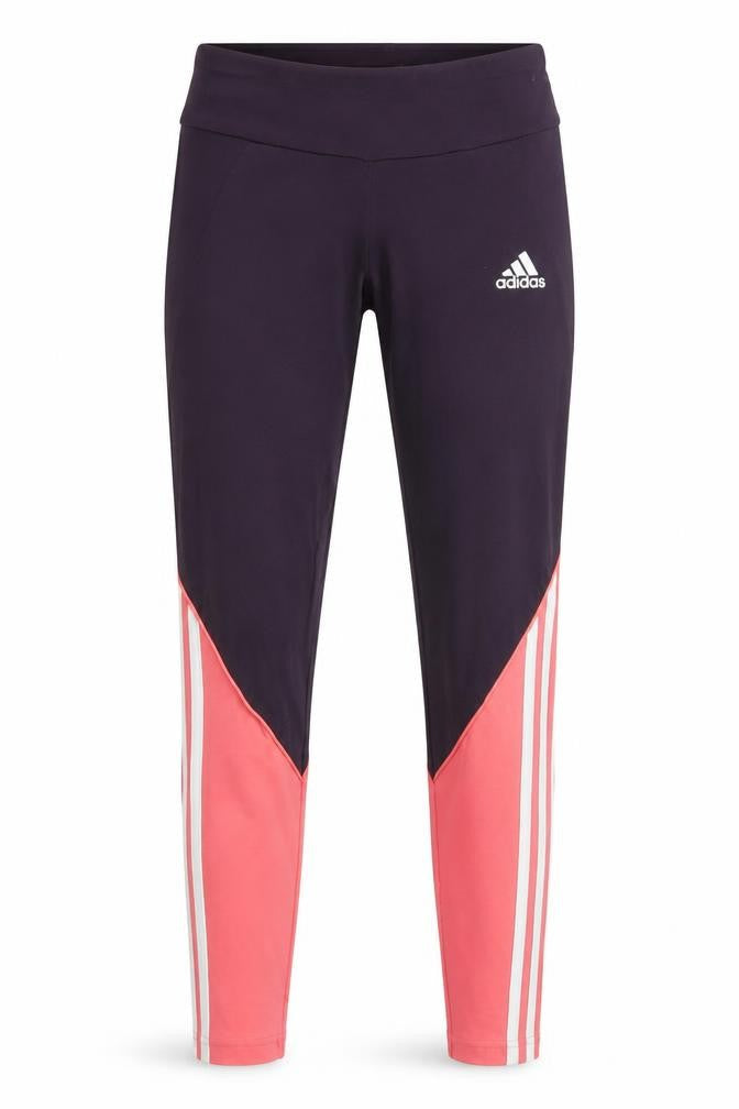 Adidas Womens XS Black Coral AEROREADY Leggings Cotton Blend