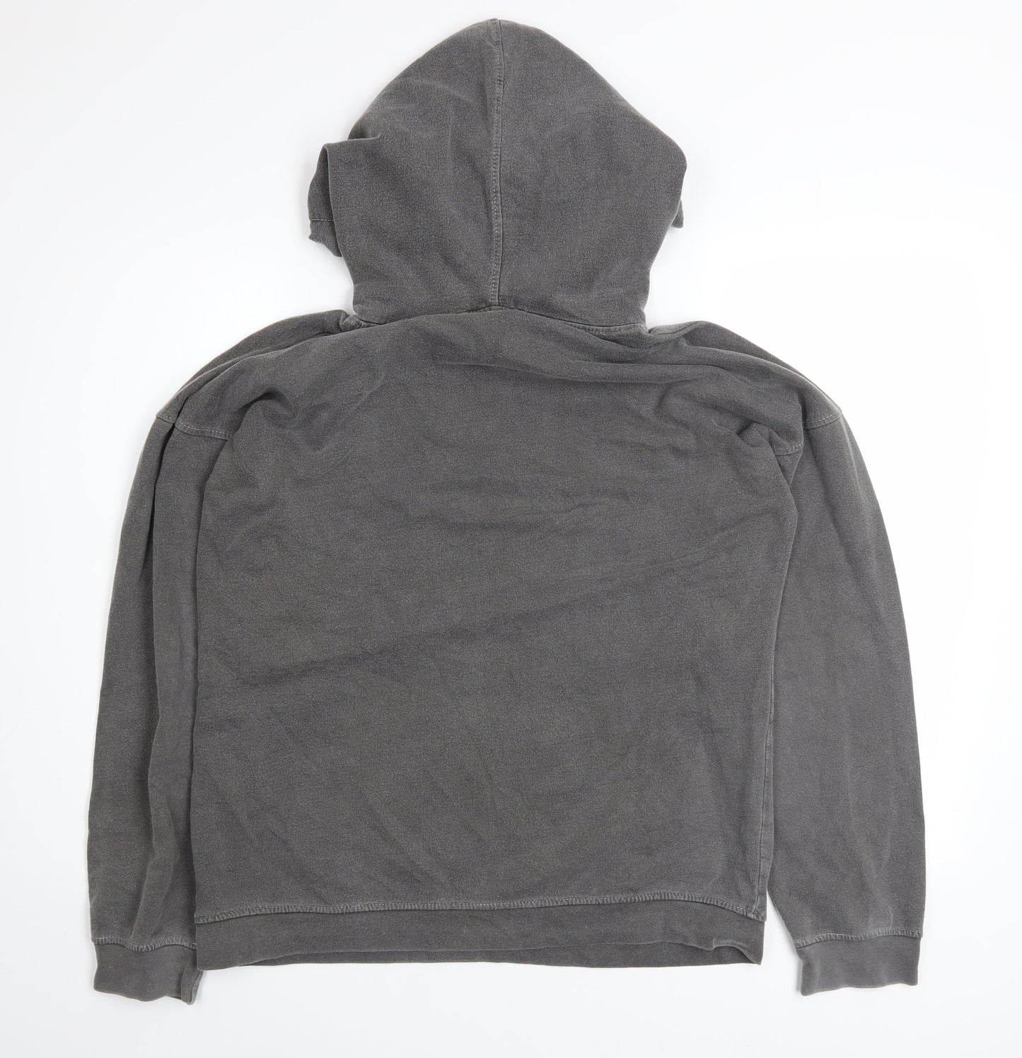 Missguided Women’s Grey Michigan Hoodie UK 8 Cotton Blend Pullover