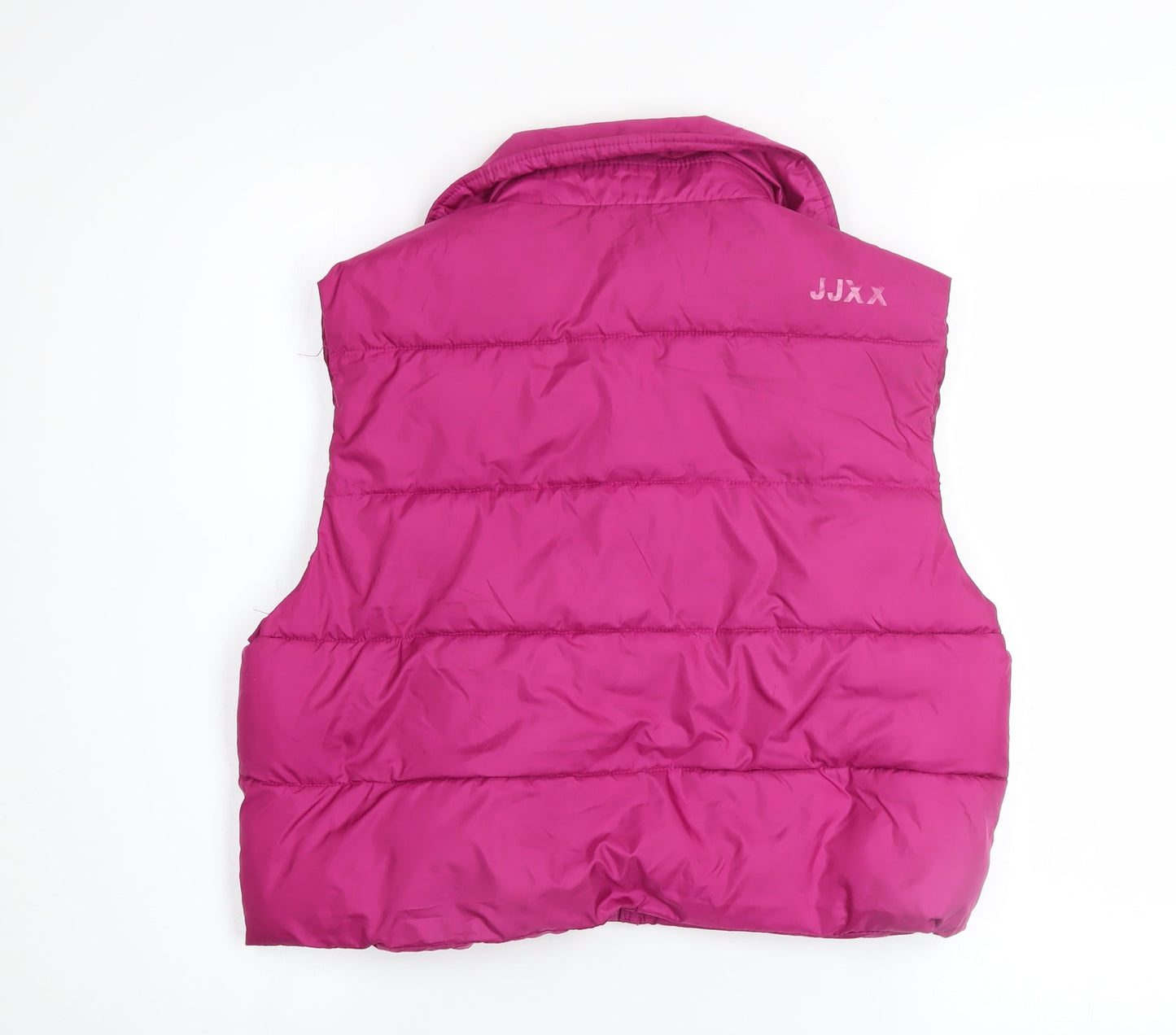 JJXX Womens Pink XS Puffer Gilet Quilted Lightweight Waistcoat