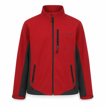 Free Country Men’s Red Soft Shell Windproof Jacket Size M