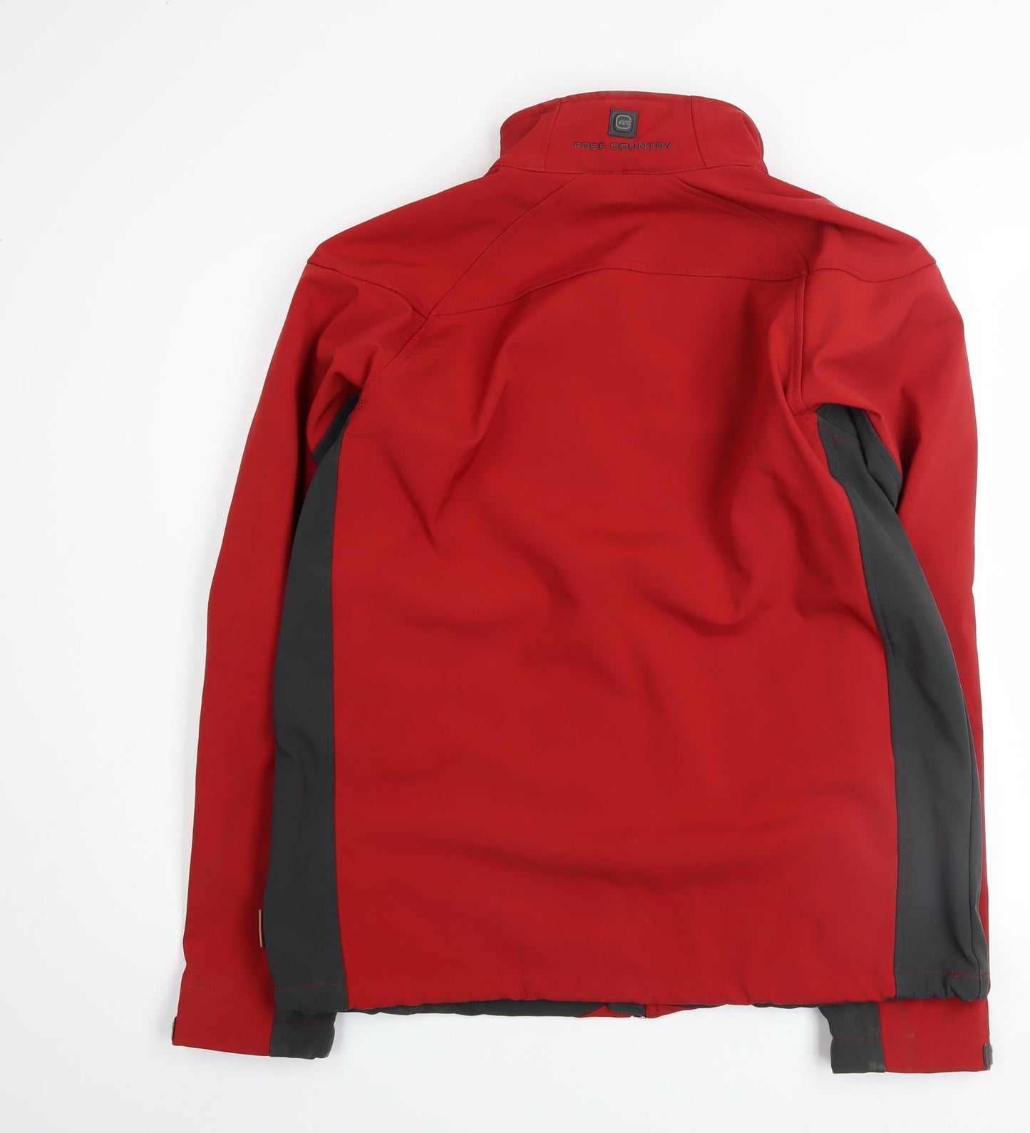 Free Country Men’s Red Soft Shell Windproof Jacket Size M